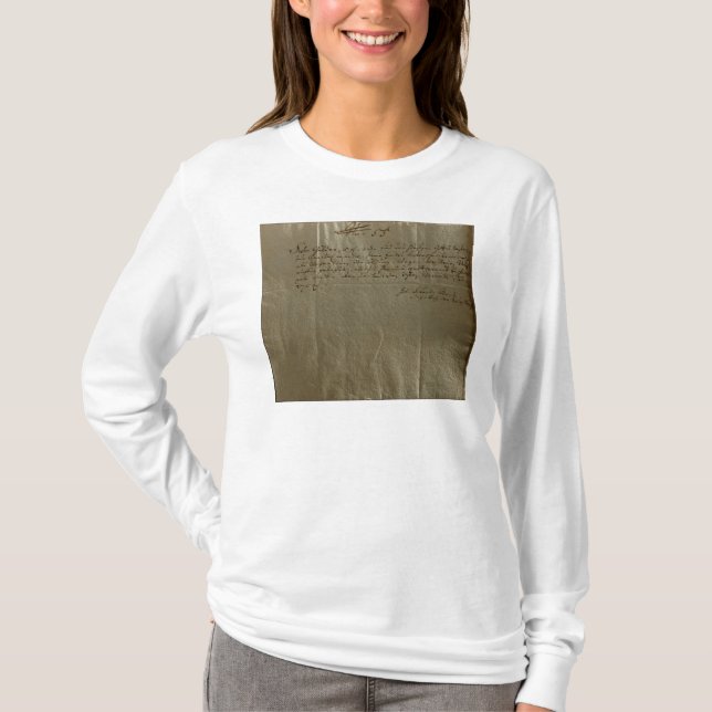 Remuneration Receipt, 17th December, 1704 T-Shirt (Front)