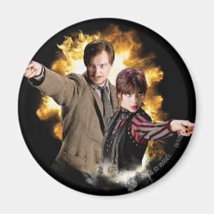 Remus Lupin and Nymphadora Tonks-Lupin Magnet