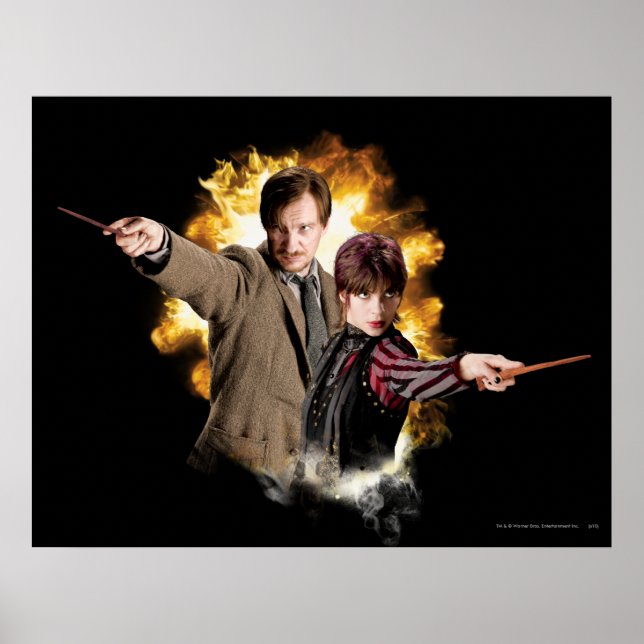Remus Lupin and Nymphadora Tonks-Lupin Poster (Front)
