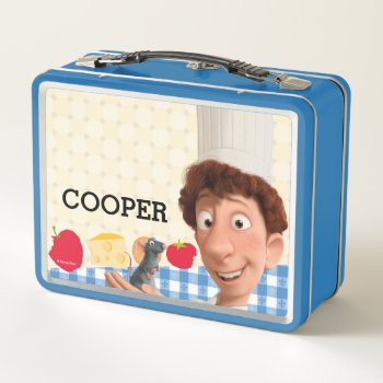 Remy And Linguine Metal Lunch Box by OtherDisneyBrands at Zazzle