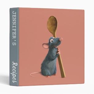 Remy Disney   Recipe 3 Ring Binder