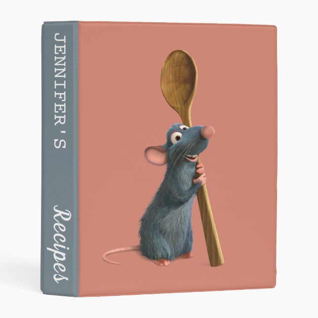 Remy Disney | Recipe Mini Binder (Front/Spine)