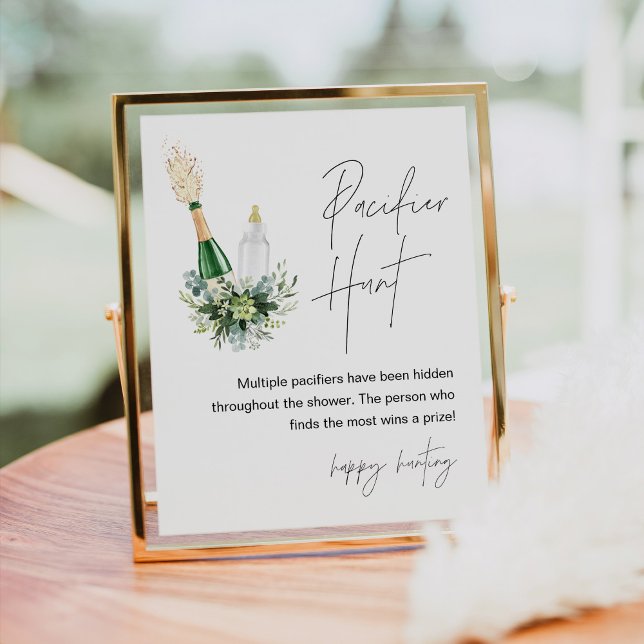 REMY Pacifier Hunt Baby Shower Game Sign (Creator Uploaded)