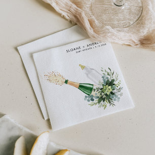 REMY Poppin Bottles Baby Shower Napkins