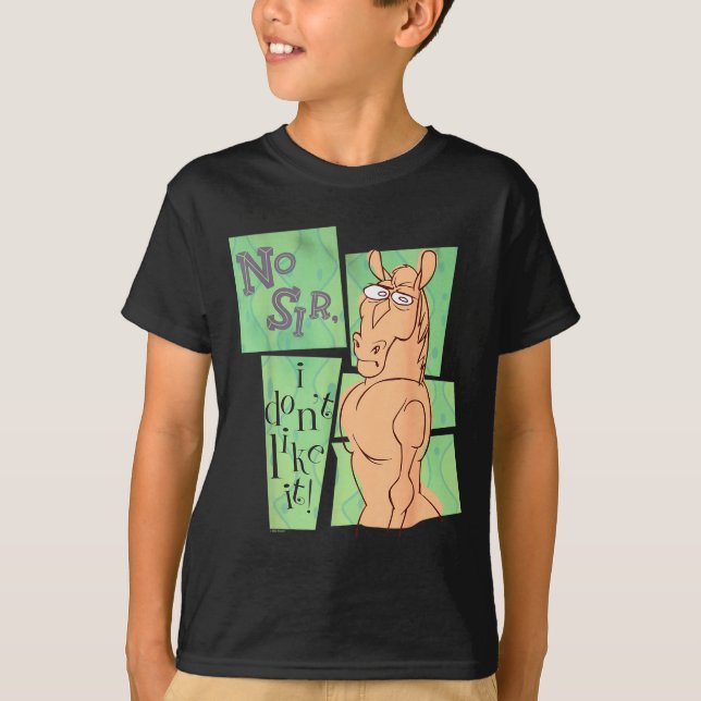 Ren &amp; Stimpy No Sir I Don’t Like It  T-Shirt (Front)