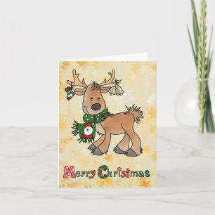 Ren for Christmas Card