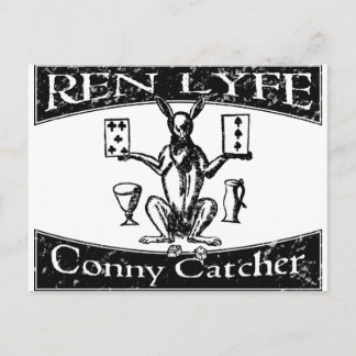 Ren Lyfe: Distressed Robert Greene Conny-Catcher Postcard