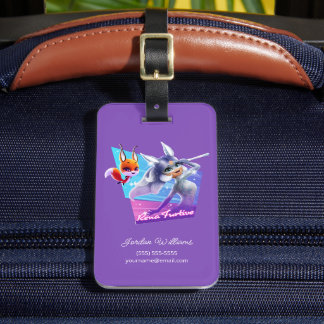 Rena Furtive Graphic Luggage Tag