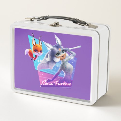 Rena Furtive Graphic Metal Lunch Box