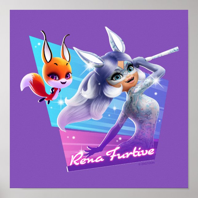 Rena Furtive Graphic Poster (Front)