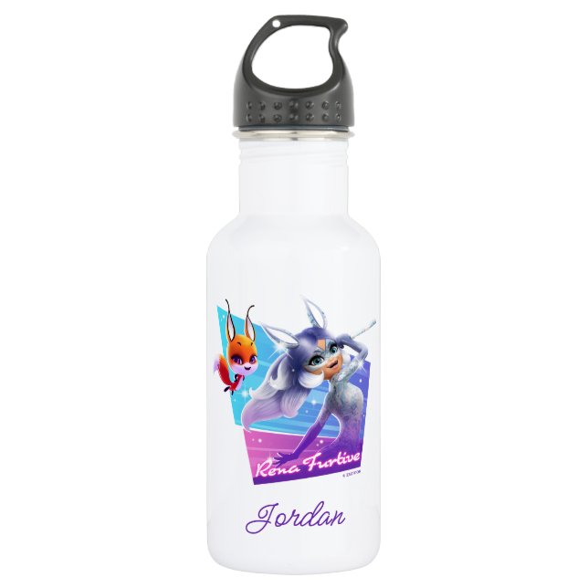 Rena Furtive Graphic Stainless Steel Water Bottle (Front)
