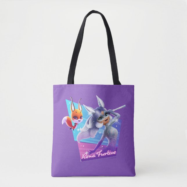 Rena Furtive Graphic Tote Bag (Front)