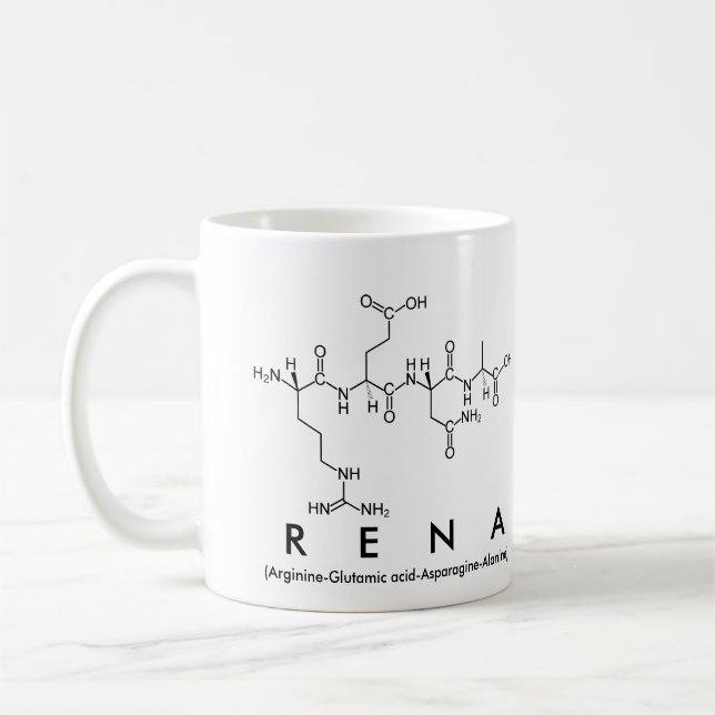 Rena peptide name mug (Left)