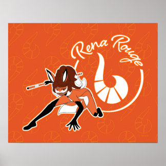 Rena Rouge Badge Poster