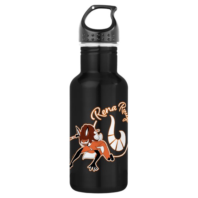 Rena Rouge Badge Stainless Steel Water Bottle (Front)