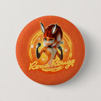 Rena Rouge Circle Badge Button