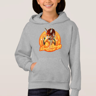 Rena Rouge Circle Badge Hoodie