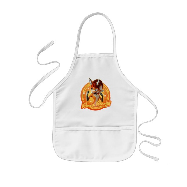 Rena Rouge Circle Badge Kids' Apron (Front)