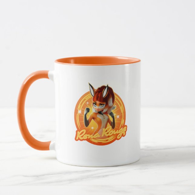Rena Rouge Circle Badge Mug (Left)