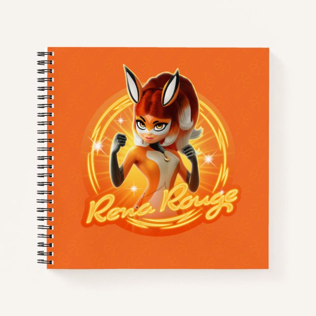 Rena Rouge Circle Badge Notebook (Front)
