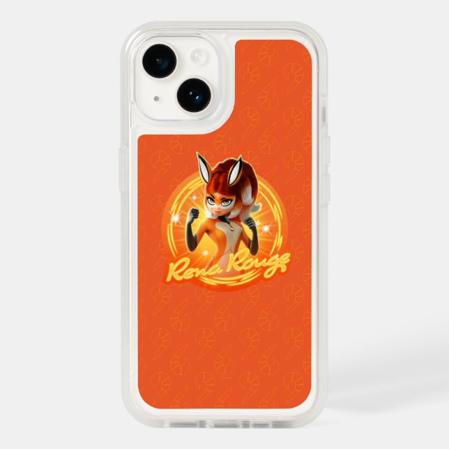 Rena Rouge Circle Badge Otterbox iPhone Case (Back)