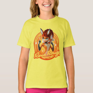Rena Rouge Circle Badge T-Shirt