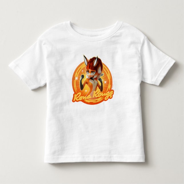 Rena Rouge Circle Badge Toddler T-shirt (Front)
