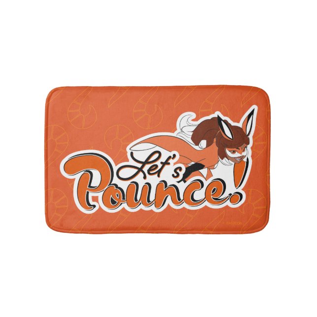 Rena Rouge | Let's Pounce Bath Mat (Front)
