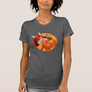 Rena Rouge Orange Badge T-Shirt