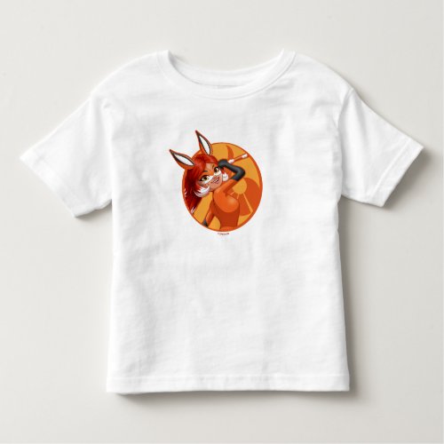 Rena Rouge Orange Badge Toddler T_shirt