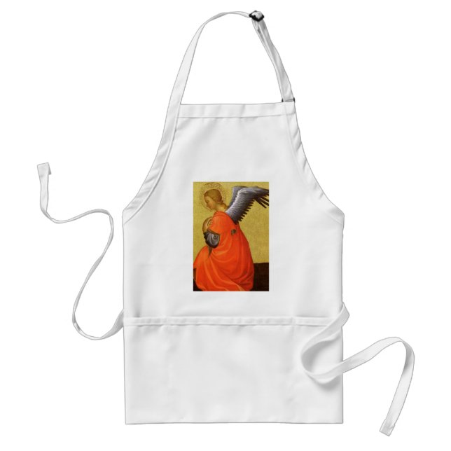 Renaissance Angel by Master of the Bambino Vispo Adult Apron (Front)