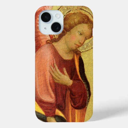 Renaissance Angel by Master of the Bambino Vispo iPhone 15 Case