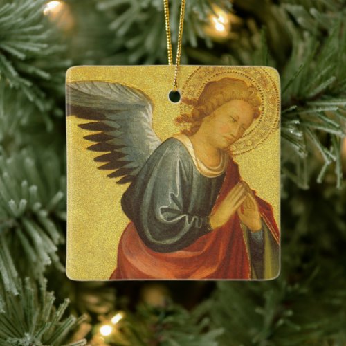 Renaissance Angel by Master of the Bambino Vispo Ceramic Ornament