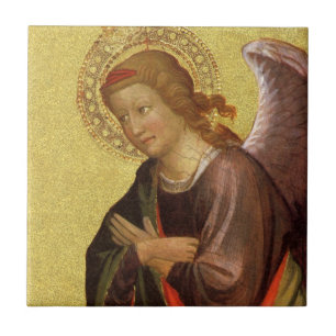 Renaissance Angel by Master of the Bambino Vispo Ceramic Tile