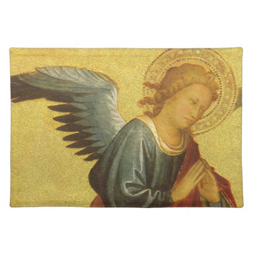 Renaissance Angel by Master of the Bambino Vispo Cloth Placemat
