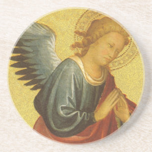 Renaissance Angel by Master of the Bambino Vispo Coaster