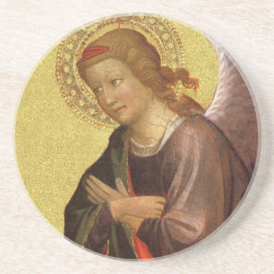 Renaissance Angel by Master of the Bambino Vispo Coaster