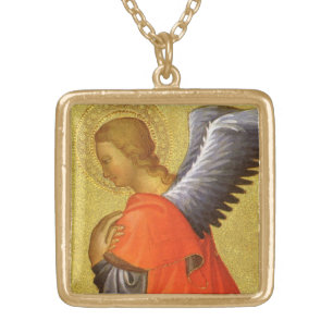 Renaissance Angel by Master of the Bambino Vispo Gold Plated Necklace