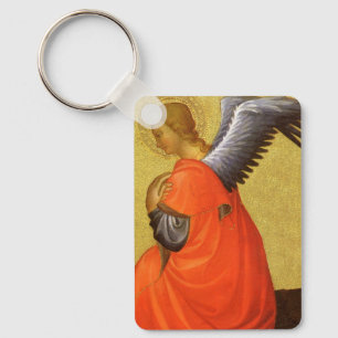 Renaissance Angel by Master of the Bambino Vispo Keychain