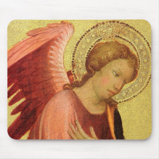 Renaissance Angel by Master of the Bambino Vispo Mouse Pad (Front)