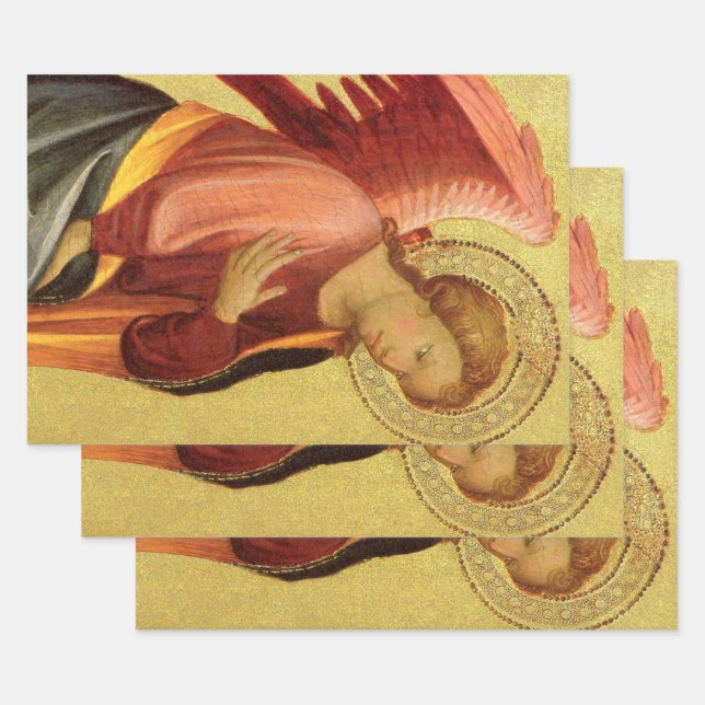 Renaissance Angel by Master of the Bambino Vispo Wrapping Paper Sheets (Set)