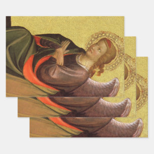 Renaissance Angel by Master of the Bambino Vispo Wrapping Paper Sheets