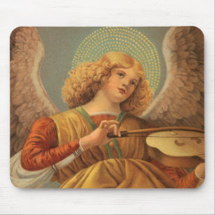 Renaissance Angel Playing Violin Melozzo da Forli Mouse Pad