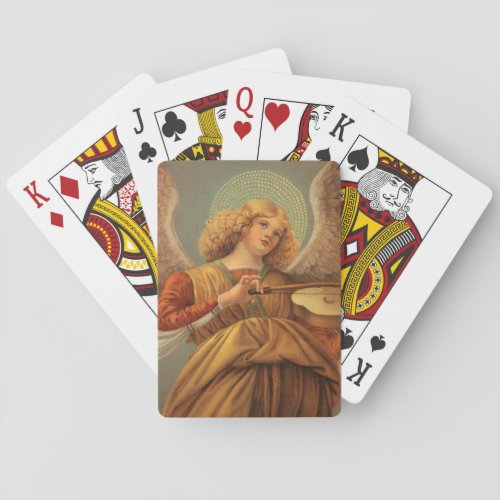 Renaissance Angel Playing Violin Melozzo da Forli Playing Cards