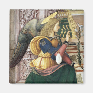 Renaissance Angel Square Magnet Pinturicchio