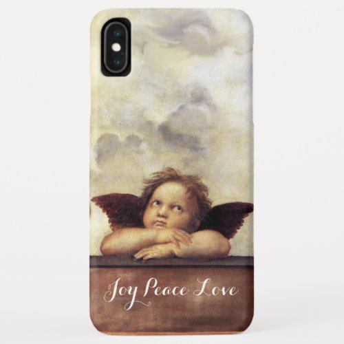 RENAISSANCE ANGEL Winged Cherub Joy Peace Love iPhone XS Max Case