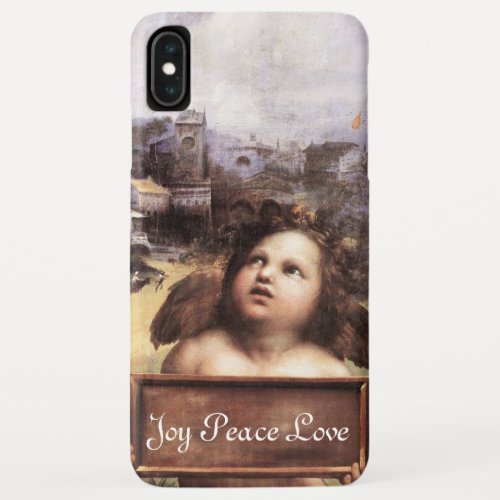 RENAISSANCE ANGEL  Winged Cherub Joy Peace Love iPhone XS Max Case