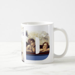 RENAISSANCE ANGELS D LETTER Monogram Coffee Mug