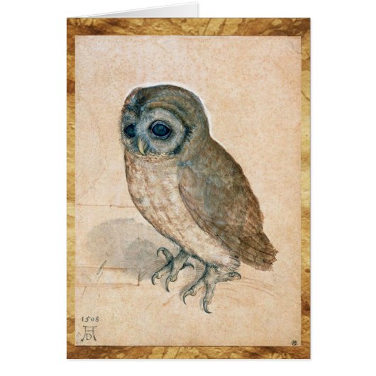 RENAISSANCE ANIMAL DRAWINGS / THE OWL (Front)
