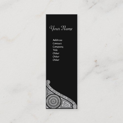 RENAISSANCE ARCHITECTArchitectureBlack and White Mini Business Card